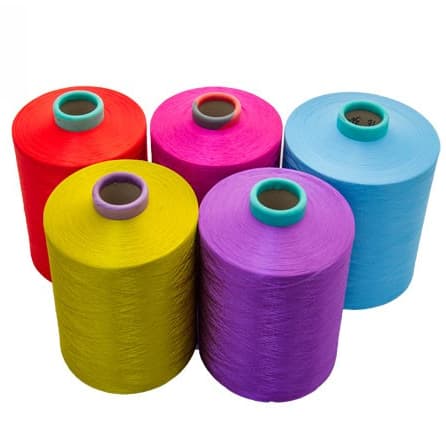 100% POLYESTER THREAD DTY YARN (DRAWN TEXTURISED YARN) 